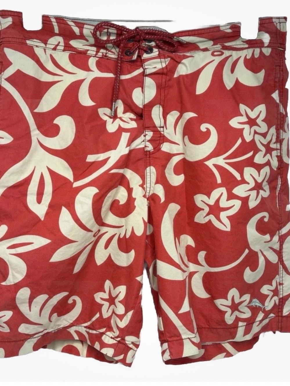 Tommy Bahama Swim Shorts Relax Hawaiian Men’s  Size M Coral Color
